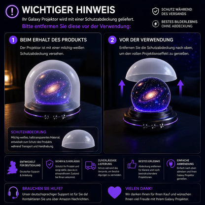 🌌🔮 Topacme® Mini-Sternenprojektor💡