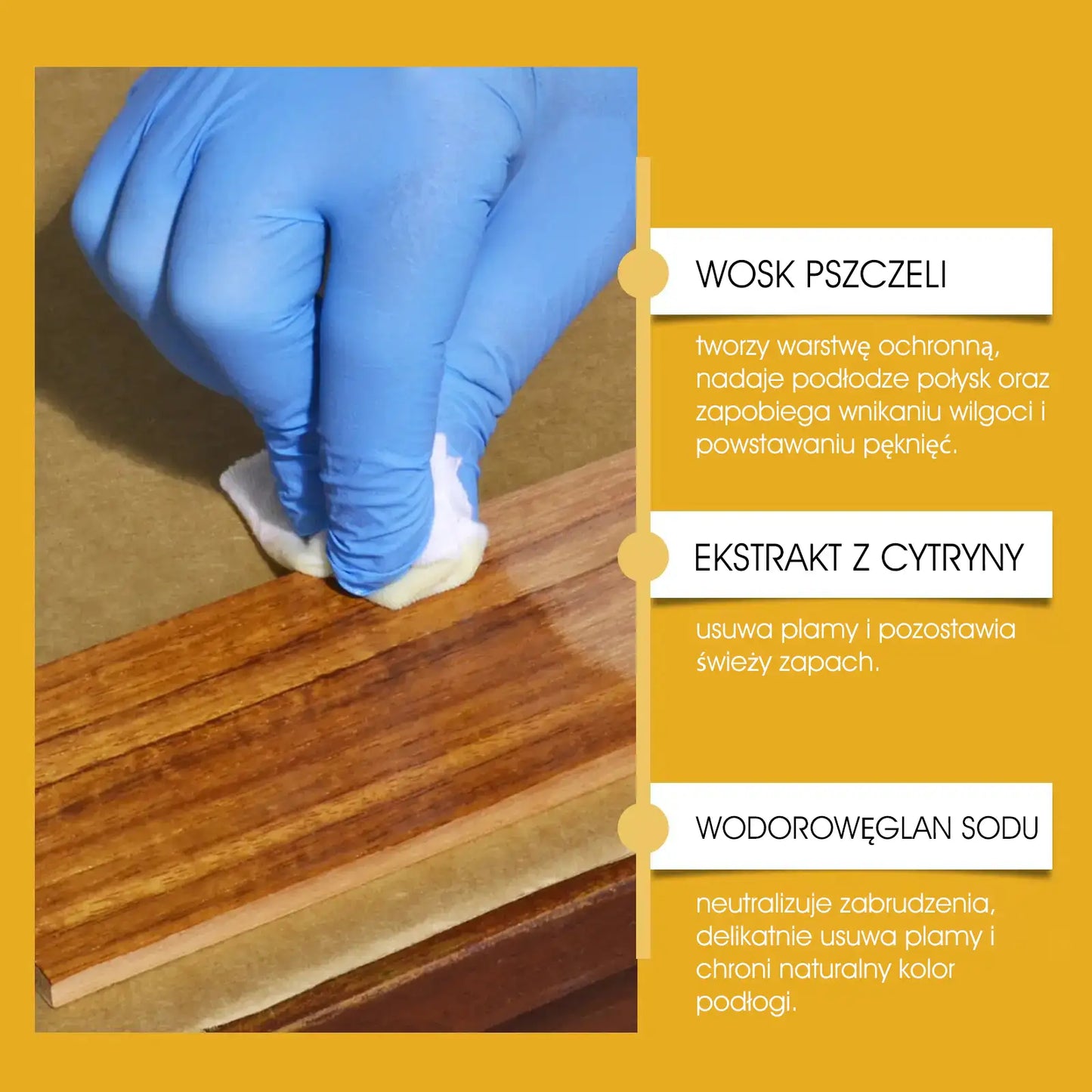 【Oficjalna Pielęgnacja Domu】✨ WoodGlow Pro · Naturalny wosk pszczeli do regeneracji 3w1 · Błyskawiczne usuwanie rys i tarcza antykurzowa do wszystkich powierzchni drewnianych — Nietłusta formuła roślinna, długotrwały połysk i ochrona w kilka sekund!