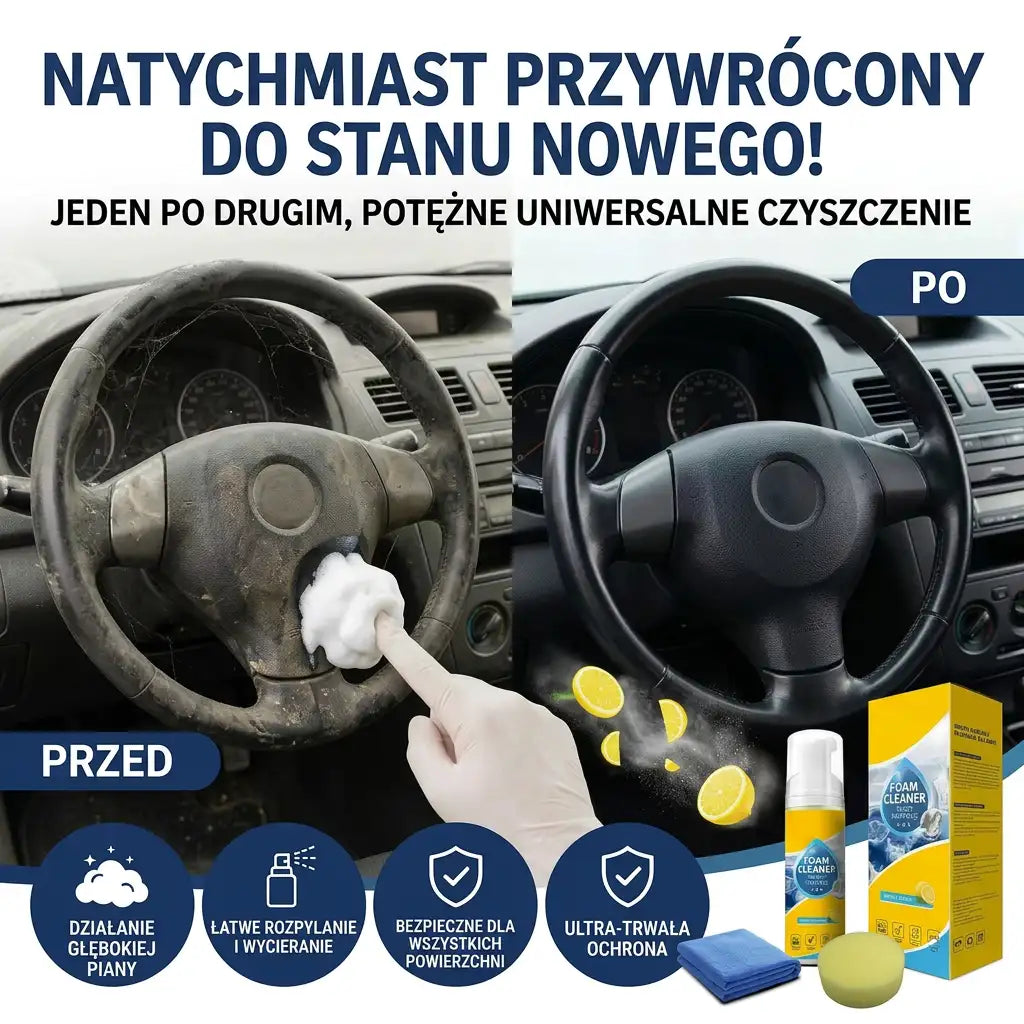 🔥Poslední den 80% SLEVA💦Pěnový čistič s více enzymy 4 v 1